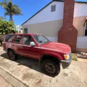 1990 Red Toyota 4Runner thumbnail