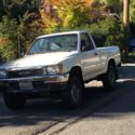 1990 White Toyota Tacoma thumbnail
