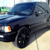 1990 Black Toyota Pickup thumbnail