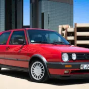 1990 Red Volkswagen Golf thumbnail