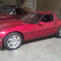 1990 Burgundy Chevrolet Corvette thumbnail