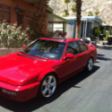 1991 Red Honda Prelude thumbnail