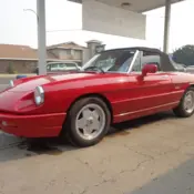 1991 Red Alfa Romeo Spider thumbnail