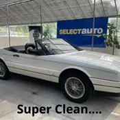 1991 Pearl White Cadillac Allante thumbnail