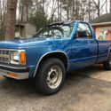 1991 Blue Chevrolet S-10 thumbnail