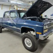 1991 Blue Chevrolet C/K Pickup 3500 thumbnail