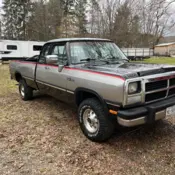 1991 Black Dodge W-Series thumbnail