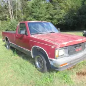 1991 Red GMC Sonoma thumbnail