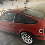 1991 Red Honda Civic thumbnail