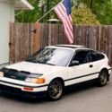 1991 Champion White Honda CRX thumbnail