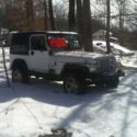 1991 White Jeep Wrangler thumbnail