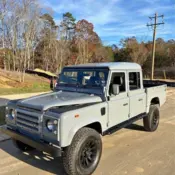 1991 Gray Land Rover Defender thumbnail