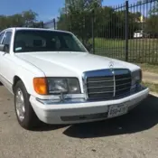 1991 White Mercedes-Benz S-Class thumbnail