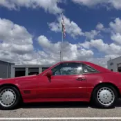 1991 Red Mercedes-Benz 500SL thumbnail