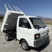 1991 White Mitsubishi Minicab Dump 4MT 2Hi-4Hi-4Low Part-Time 4WD thumbnail