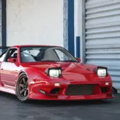 1991 Red Nissan 180sx thumbnail