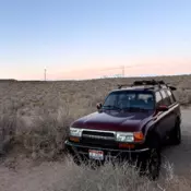 1991 Red Toyota Land Cruiser thumbnail