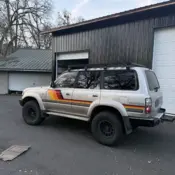 1991 Brown Toyota Land Cruiser thumbnail