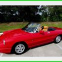 1991 Red Alfa Romeo Spider thumbnail