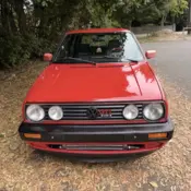 1991 Red Volkswagen Golf thumbnail