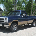 1991 Blue/Gold Dodge Ram 3500 thumbnail