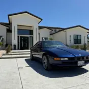 1992 Blue BMW 850i thumbnail