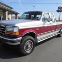 1992 Burgundy Ford F-250 thumbnail