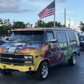 1992 Blue Chevrolet Chevy Van thumbnail