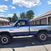 1992 Blue Dodge Ram 1500 thumbnail