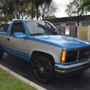 1992 Blue GMC Sierra 1500 thumbnail