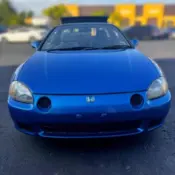 1992 Blue Honda Del Sol thumbnail
