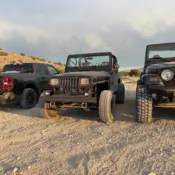 1992 Black Jeep Wrangler thumbnail
