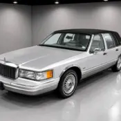 1992 Silver Lincoln Town Car thumbnail