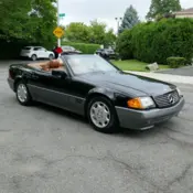 1992 Black Mercedes-Benz SL-Class thumbnail