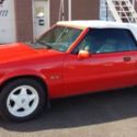 1992 Brilliant red Ford Mustang thumbnail