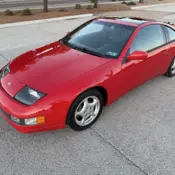 1992 Red Nissan 300ZX thumbnail