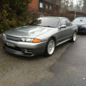 1992 sparkling silver Nissan GT-R thumbnail