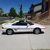 1992 White Toyota MR2 thumbnail