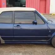 1992 Blue Volkswagen Cabriolet thumbnail