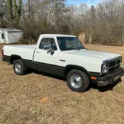 1993 White Dodge D-Series thumbnail
