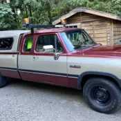1993 Red Dodge D-Series thumbnail