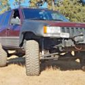 1993 Burgundy Jeep Grand Cherokee thumbnail