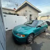 1993 Green Honda Civic thumbnail