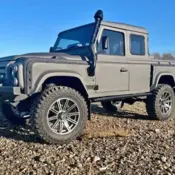 1993 Gray Land Rover Defender thumbnail