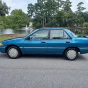1993 Teal Mercury Tracer thumbnail