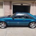 1993 Coral Blue Ford Mustang thumbnail