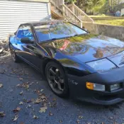 1993 Black Nissan 300ZX thumbnail