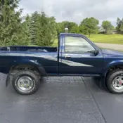 1993 Blue Toyota Pickup thumbnail