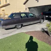 1994 Purple Cadillac Fleetwood thumbnail