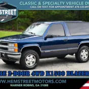 1994 Indigo Blue Chevrolet Blazer thumbnail